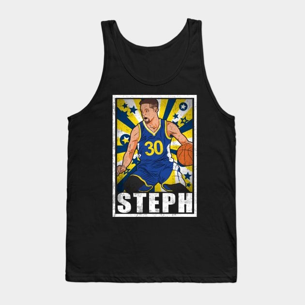 Curry Basketball Steph San Francisco 30 Legend Tank Top by TEEWEB